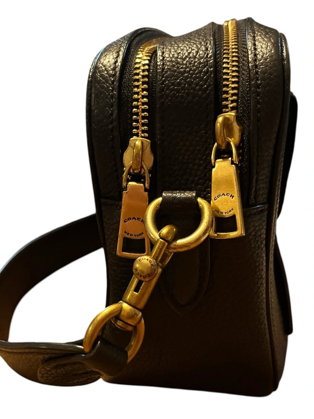 Coach Cassie pebbled leather crossbody